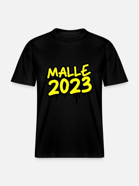Malle 2023 - RELAXED FIT Unisex Organic T-Shirt - black