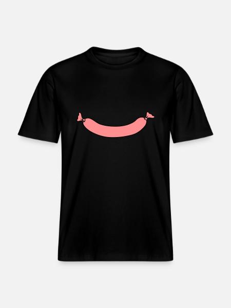 Sausage -  RELAXED FIT Unisex Organic T-Shirt - black