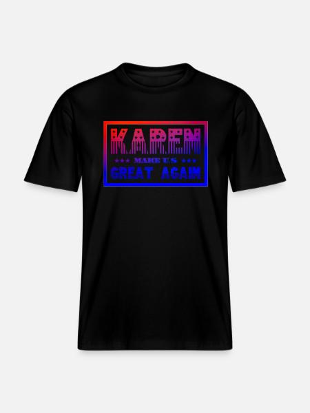 Karen make U.S. great again - RELAXED FIT Unisex Organic T-Shirt - black