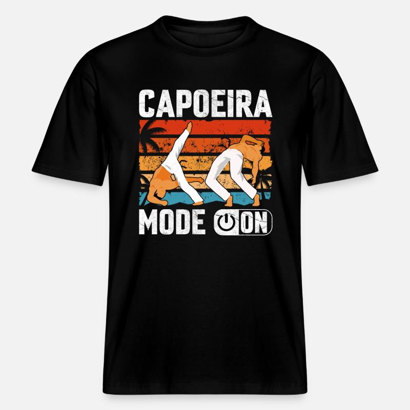 Capoeira-Modus Ein - RELAXED FIT Unisex Organic T-Shirt - Schwarz