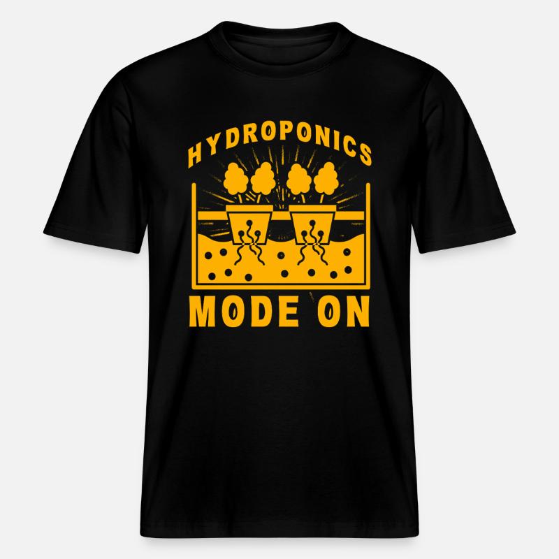 Hydroponik-Modus Ein -  RELAXED FIT Unisex Organic T-Shirt - Schwarz