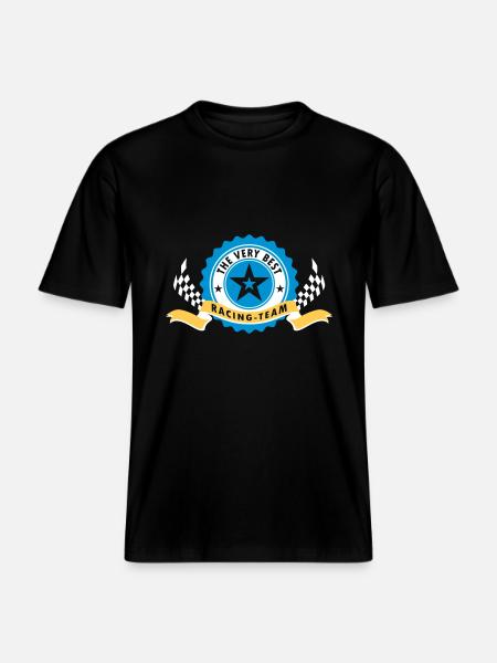 RACING-TEAM - RELAXED FIT Unisex Organic T-Shirt - Schwarz