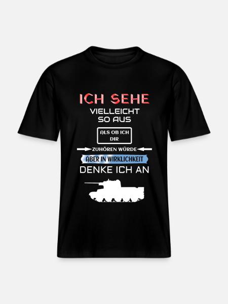 Panzer - RELAXED FIT Unisex Organic T-Shirt - Schwarz