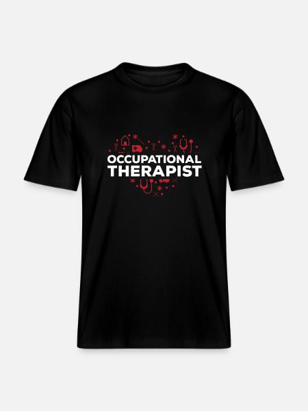 Occupational therapist -  RELAXED FIT Unisex Organic T-Shirt - black