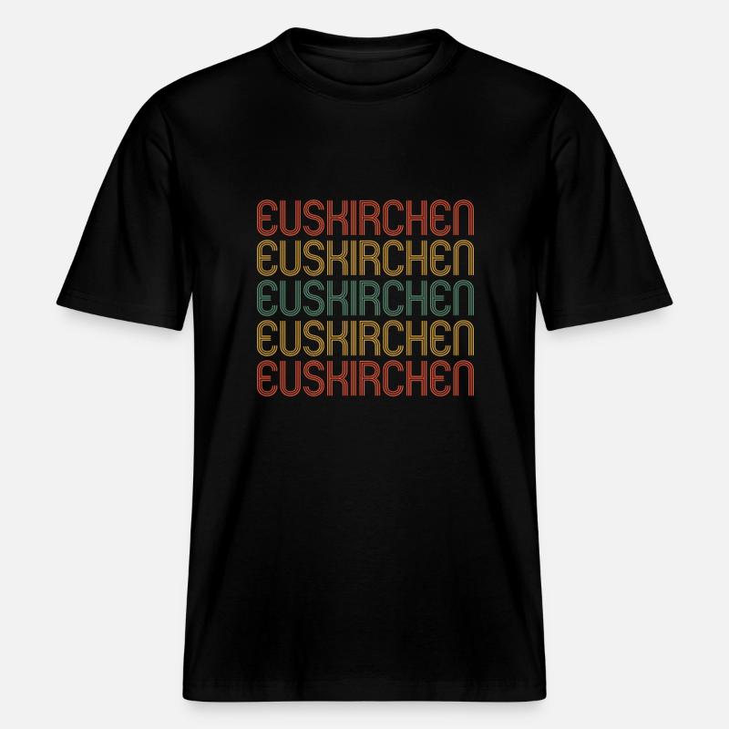 Euskirchenerin Euskirchener Euskirchen -  T-shirt unisexe RELAXED FIT en coton bio - noir
