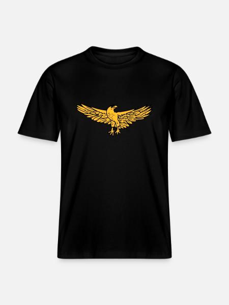 Eagle Rome SPQR -  RELAXED FIT Unisex Organic T-Shirt - black