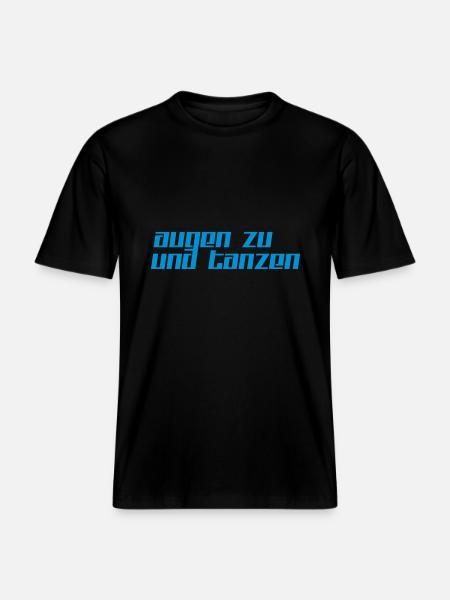 Close your eyes and dance - RELAXED FIT Unisex Organic T-Shirt - black