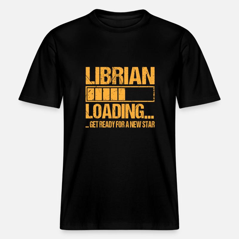 Librarian loading Librarian Training -  RELAXED FIT Unisex Organic T-Shirt - black