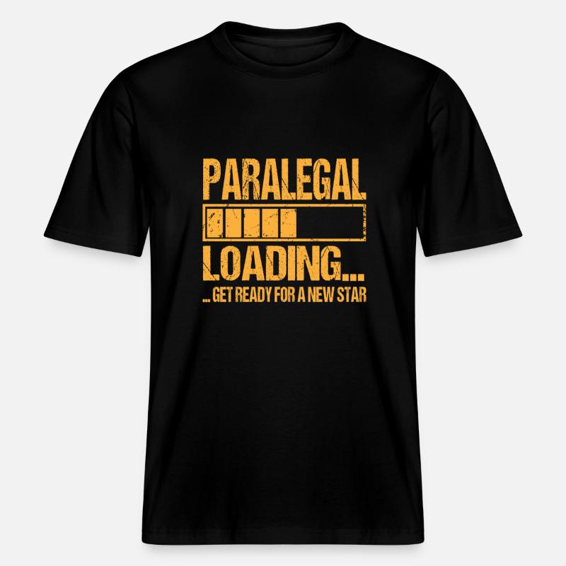 Rechtsanwaltsfachangestellte loading - RELAXED FIT Unisex Organic T-Shirt - Schwarz