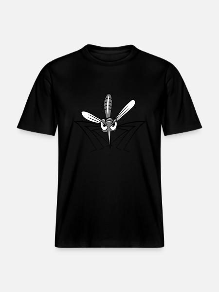 Mosquito -  RELAXED FIT Unisex Organic T-Shirt - black