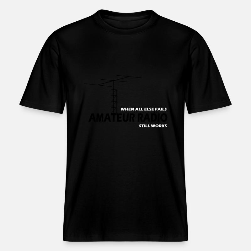 notfunk - RELAXED FIT Unisex Organic T-Shirt - Schwarz