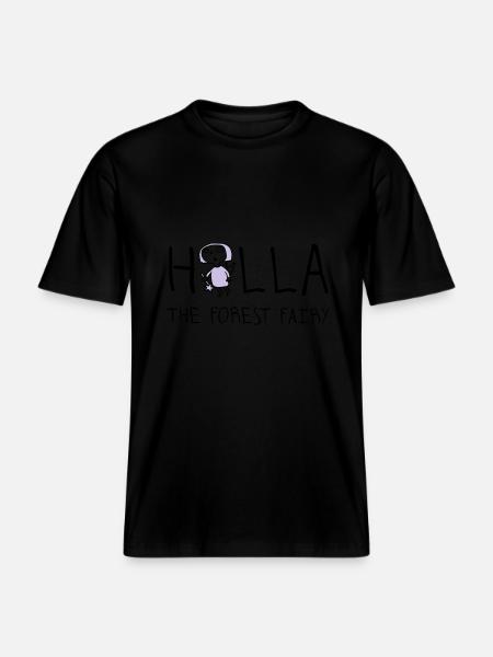 holla_the_forest_fairy_052012a_2c -  RELAXED FIT Unisex Organic T-Shirt - black