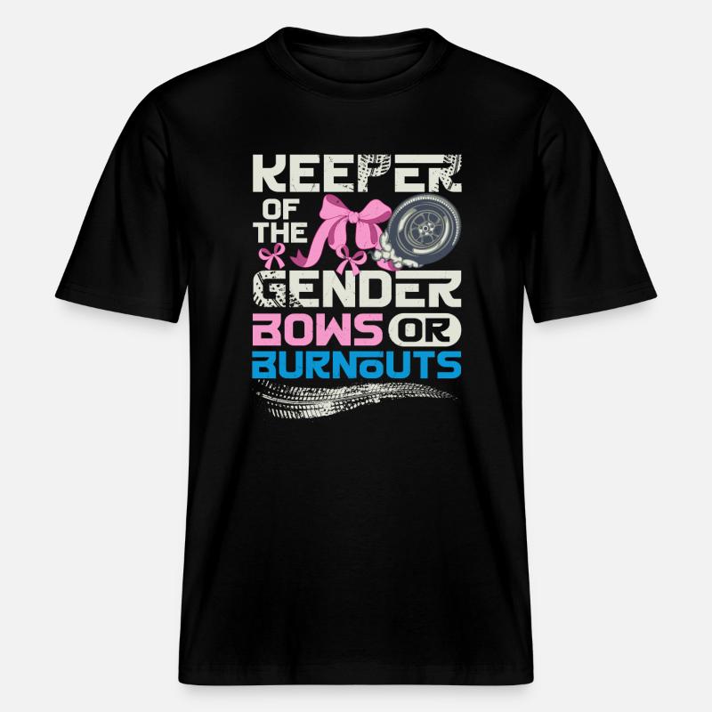 Hüter der Gender-Burnouts oder Verbeugungen -  RELAXED FIT Unisex Organic T-Shirt - Schwarz