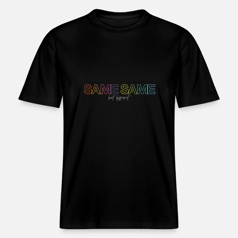 Same Same But Different -  RELAXED FIT Unisex Organic T-Shirt - Schwarz