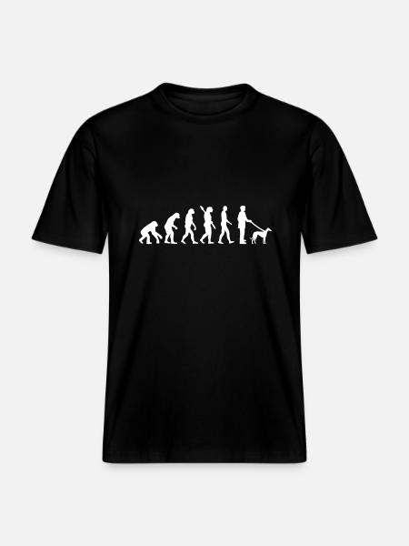 Whippet -  RELAXED FIT Unisex Organic T-Shirt - Schwarz