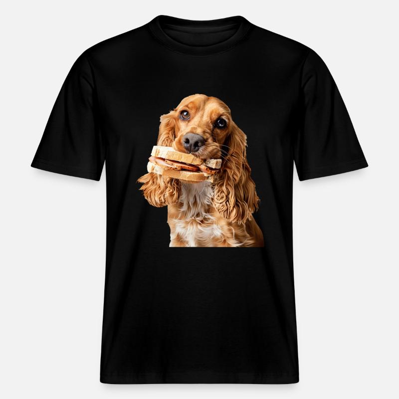 Cocker Spaniel -  Maglietta ecologica Unisex RELAXED FIT - nero