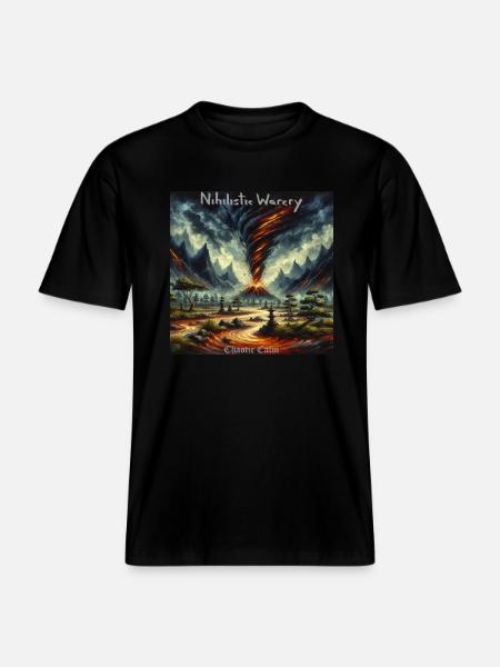 NW - Chaotic Calm - RELAXED FIT Unisex Organic T-Shirt - black