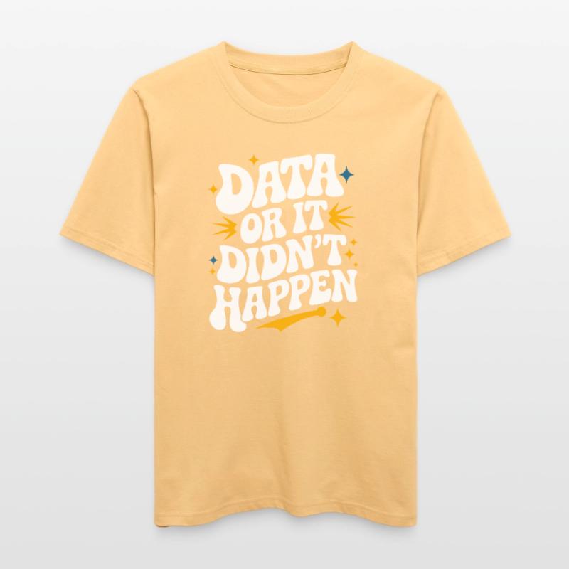 Data Analyst Data Scientist Data Engineer :  T-shirt unisexe RELAXED FIT en coton bio
