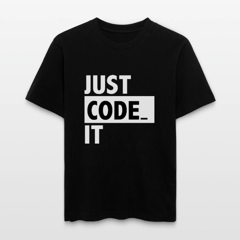 just code it  T-shirt unisexe RELAXED FIT en coton bio