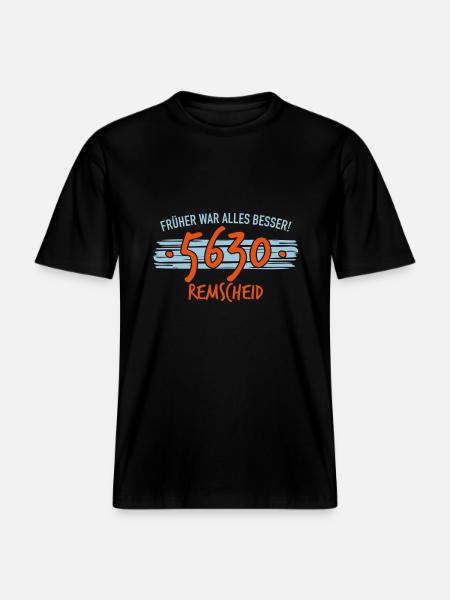 Früher 5630 Remscheid -  RELAXED FIT Unisex Organic T-Shirt - Schwarz