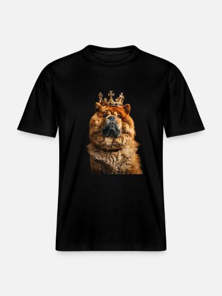 Bouffe - T-shirt unisexe RELAXED FIT en coton bio - noir