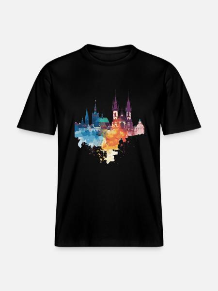 Elk -  RELAXED FIT Unisex Organic T-Shirt - black