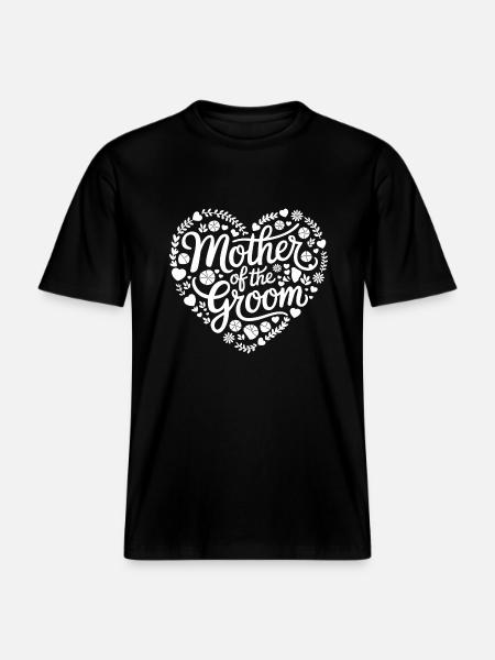 Marié Mariage Mariage - T-shirt unisexe RELAXED FIT en coton bio - noir
