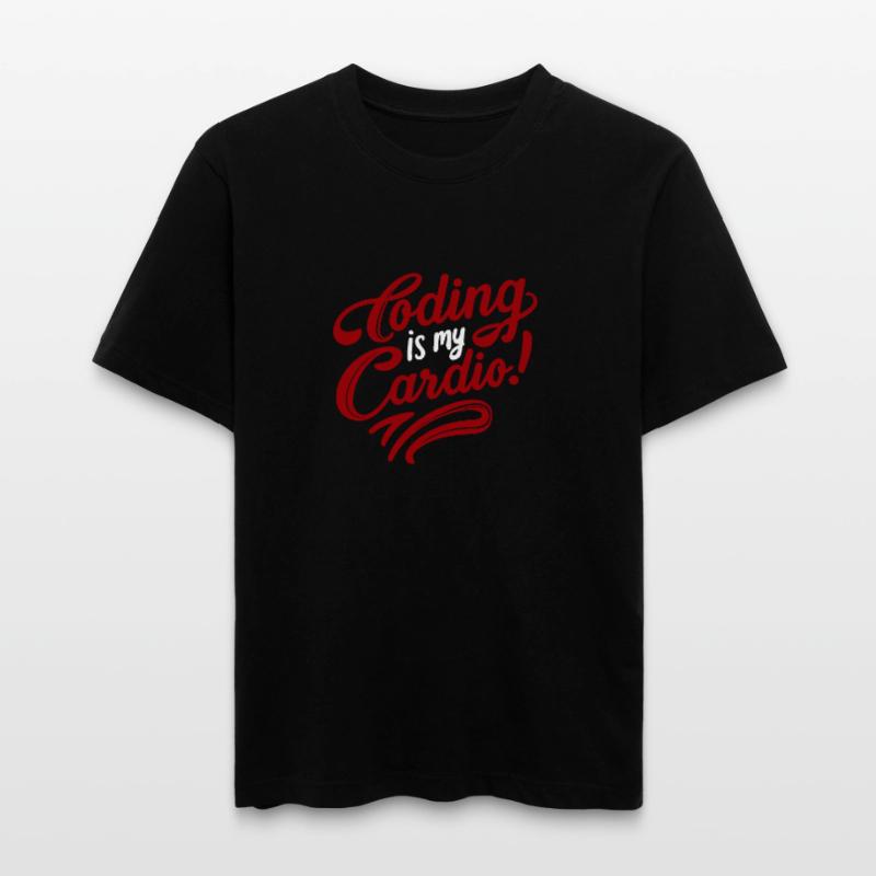 Coding Is My Cardio | Techy Coder Fashion  RELAXED FIT Unisex Organic T-Shirt