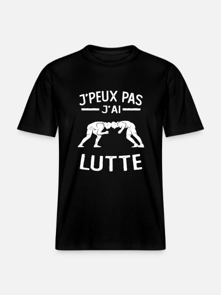 I can't I struggle -  RELAXED FIT Unisex Organic T-Shirt - black