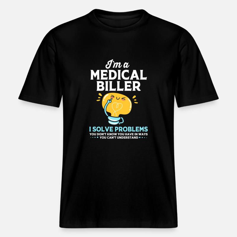 Medizin Coder -  RELAXED FIT Unisex Organic T-Shirt - Schwarz