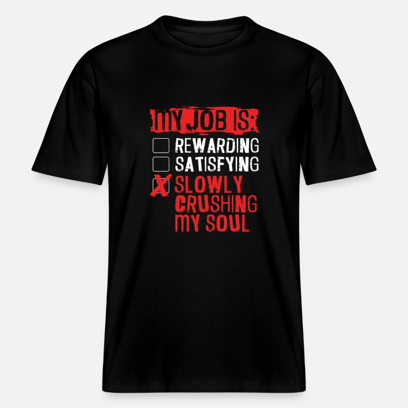 Medical Programmer Medical Coder -  RELAXED FIT Unisex Organic T-Shirt - black