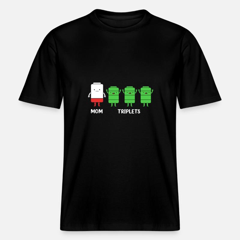 Drilling Mutter Mama -  RELAXED FIT Unisex Organic T-Shirt - Schwarz