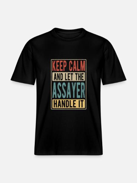 Checker Retro Gift -  RELAXED FIT Unisex Organic T-Shirt - black
