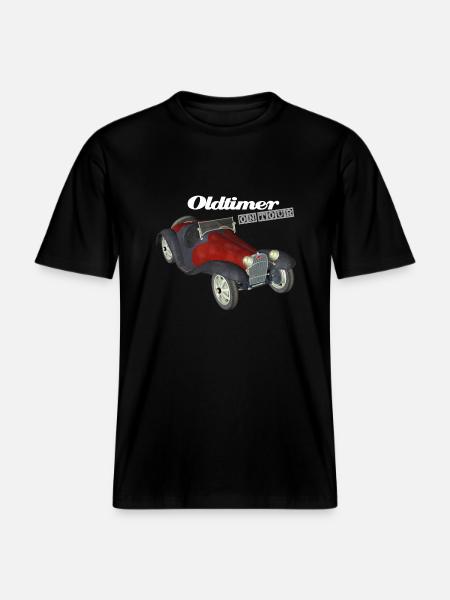 Oldtimer on Tour - RELAXED FIT Unisex Organic T-Shirt - black