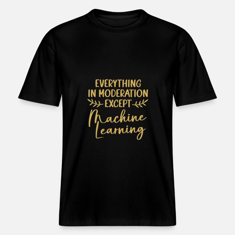 Programmeur codeur GPT -  T-shirt unisexe RELAXED FIT en coton bio - noir