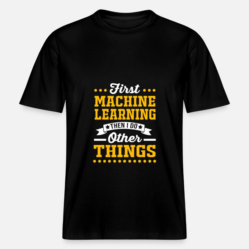 Programmeur Codeur GPT -  T-shirt unisexe RELAXED FIT en coton bio - noir