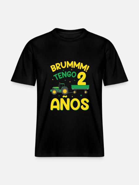 Brummm J'ai 2 ans - T-shirt unisexe RELAXED FIT en coton bio - noir