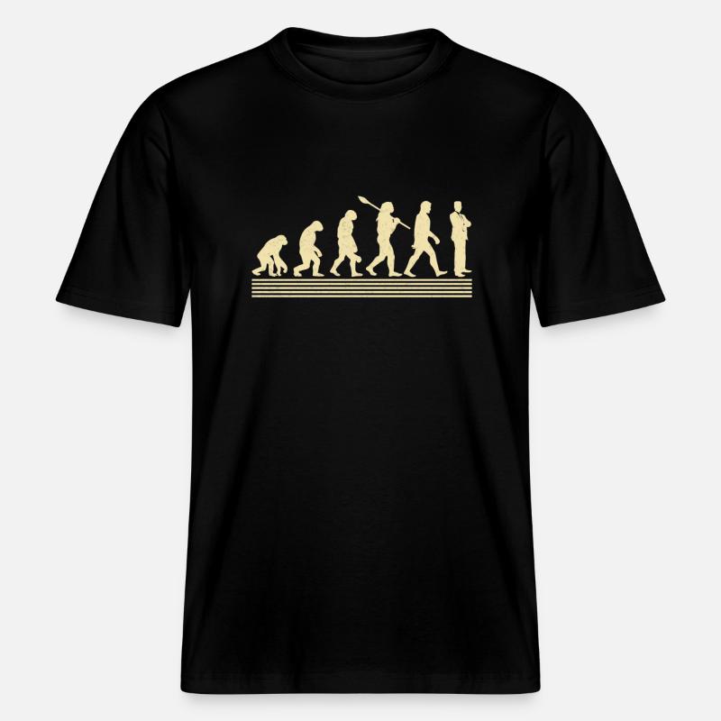 Directeur des ventes Evolution -  T-shirt unisexe RELAXED FIT en coton bio - noir