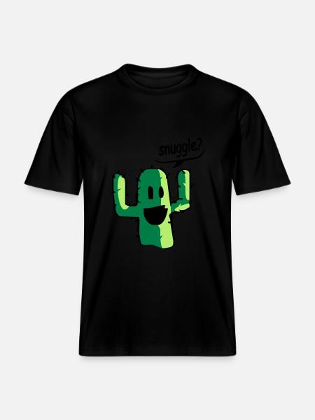 snuggle - T-shirt unisexe RELAXED FIT en coton bio - noir