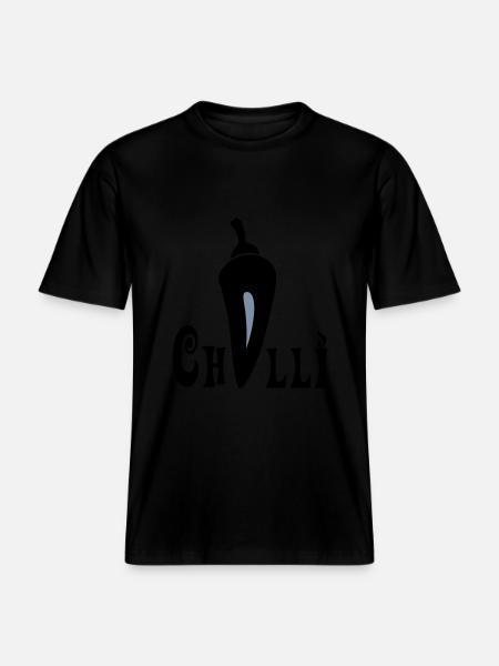 Chilli -  RELAXED FIT Unisex Organic T-Shirt - Schwarz