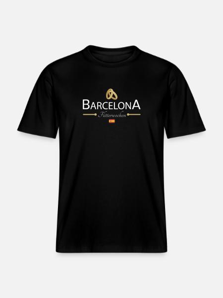 Flitterwochen Barcelona - RELAXED FIT Unisex Organic T-Shirt - Schwarz