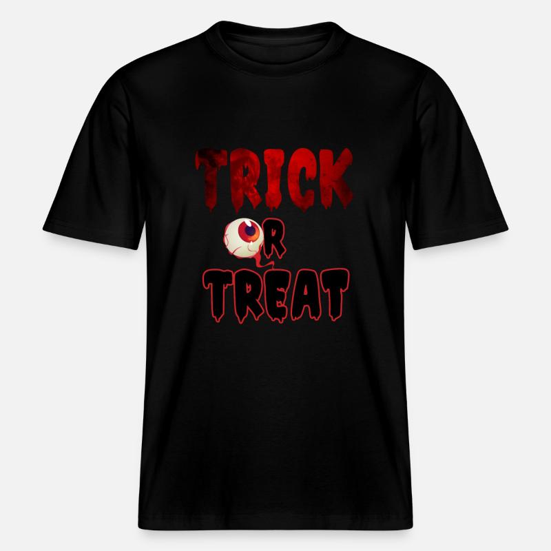 Süßes oder Saures -  RELAXED FIT Unisex Organic T-Shirt - Schwarz