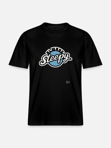 ALWAYS TIRED - RELAXED FIT Unisex Organic T-Shirt - black