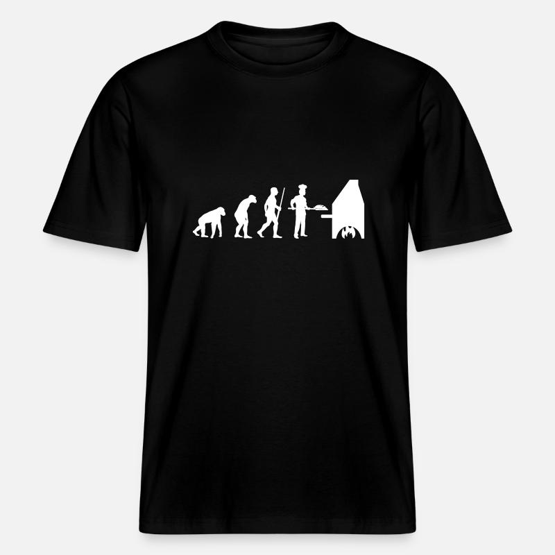 Baker Evolution -  T-shirt unisexe RELAXED FIT en coton bio - noir