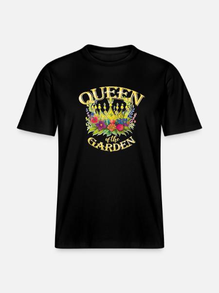 Für Hobbygärtner, Blumenfreunde und Naturliebhaber -  RELAXED FIT Unisex Organic T-Shirt - Schwarz