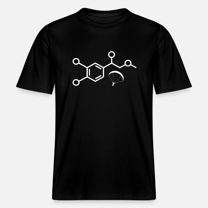 Adrenalin Paragleiten - RELAXED FIT Unisex Organic T-Shirt - Schwarz