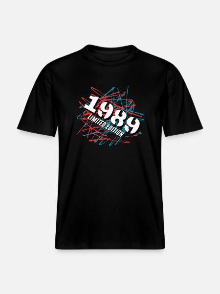 1989 Limited Edition -  RELAXED FIT Unisex Organic T-Shirt - black