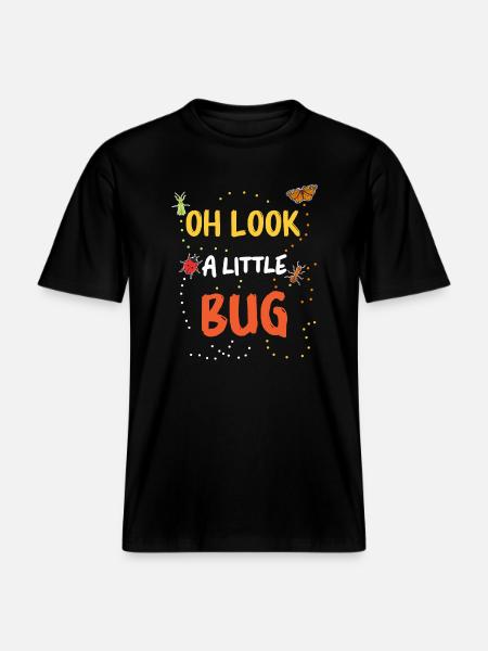 Insect Entomologist Biology -  RELAXED FIT Unisex Organic T-Shirt - black
