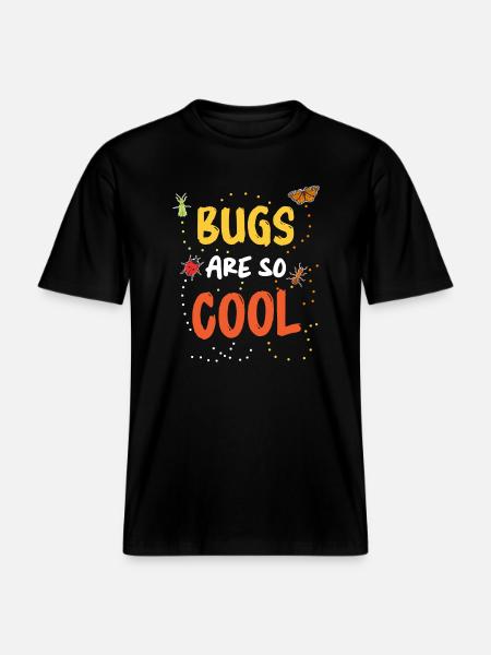 Insect Entomologist Biology -  RELAXED FIT Unisex Organic T-Shirt - black