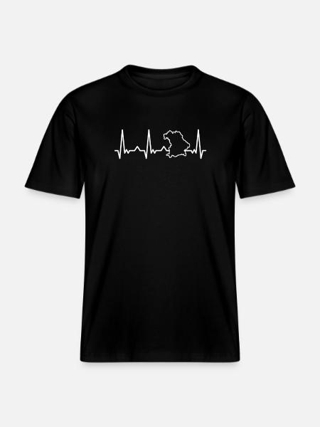 Free State of Bavaria Bavarian - RELAXED FIT Unisex Organic T-Shirt - black